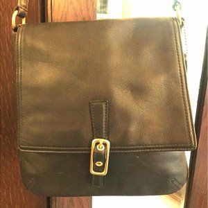 Vintage black crossbody Coach purse